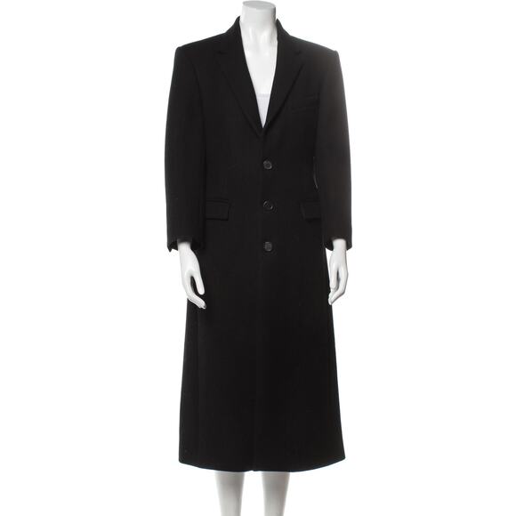 Wardrobe.NYC Virgin Wool Single-Breasted Coat Black - S - Picture 1 of 6